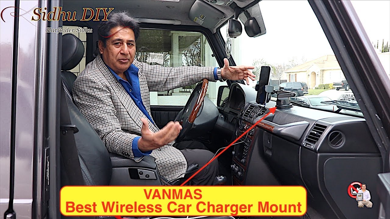 Wireless Car Charger Mount For Android & iPhone | Mercedes G500 | W463