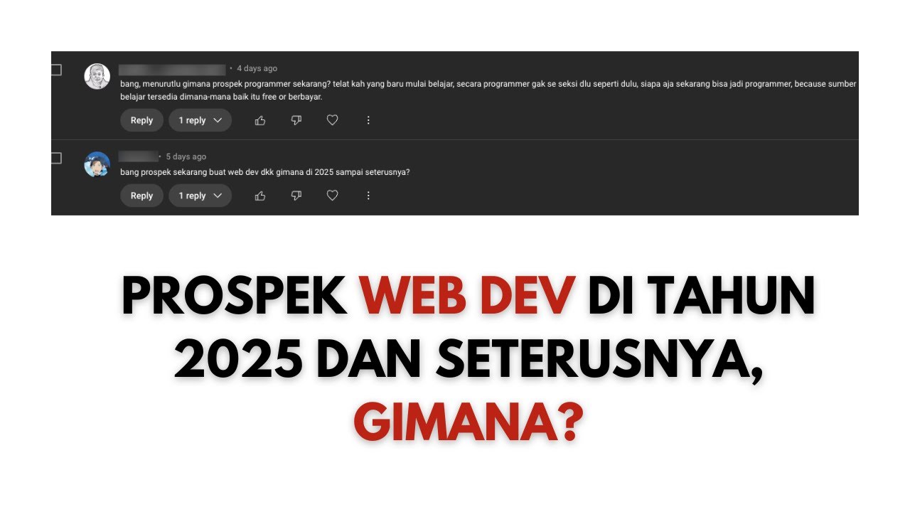 Prospek Web Dev di 2025 dan Seterusnya, Gimana?