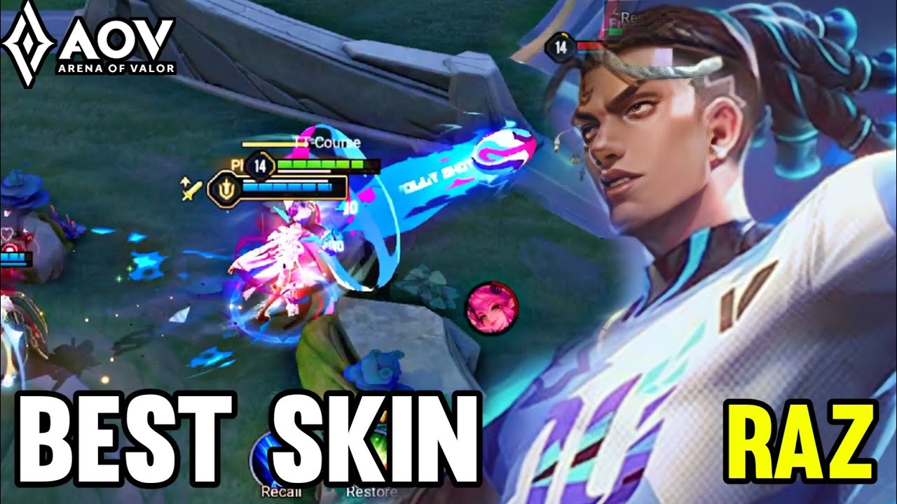 AOV : RAZ GAMEPLAY | BEST SKIN - ARENA OF VALOR LIÊNQUÂNMOBILE ROV COT