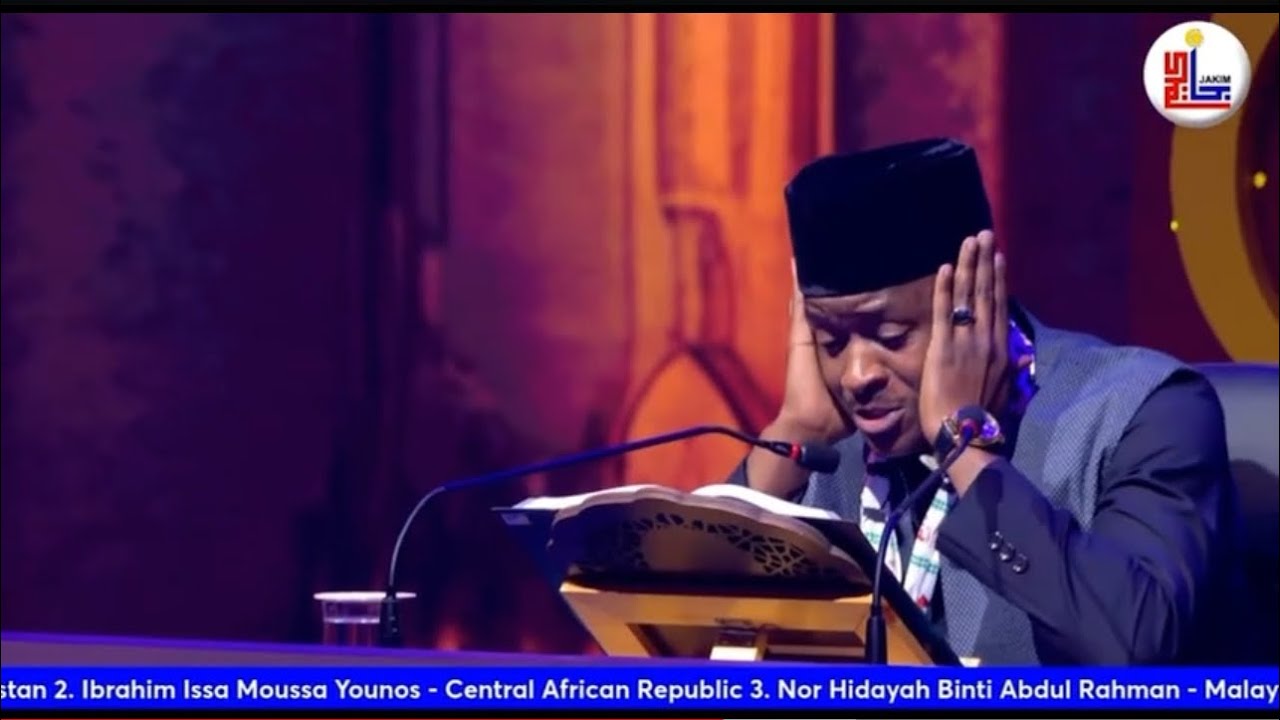 Qari Cheikh Mactar Diéye au concours international du coran tilawah au malaise , représentant du 🇸🇳