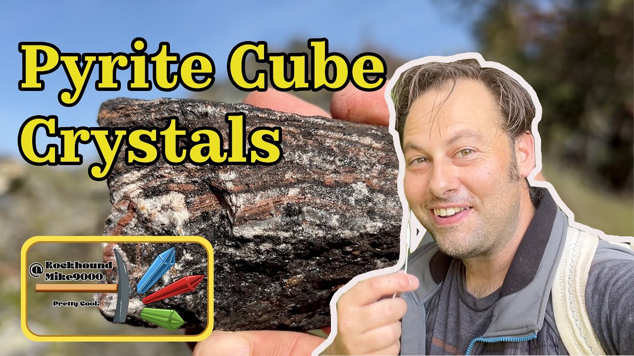 Шахта по добыче кристаллов пирита в форме куба