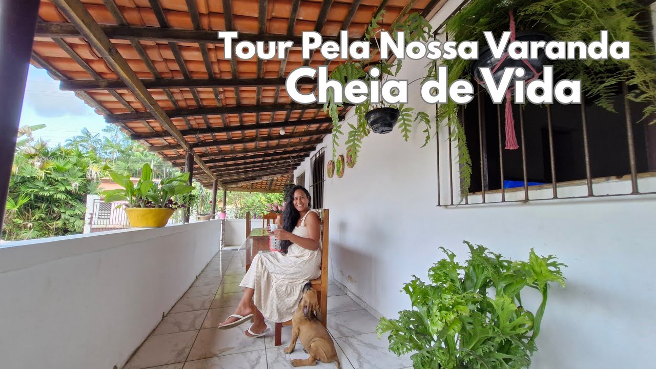 Tour Pela Nossa Varanda Simples Cheia de Plantinhas!