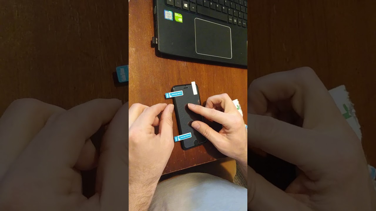 How to put on an Ailun Glass Screen Protector for iPhone SE 2020