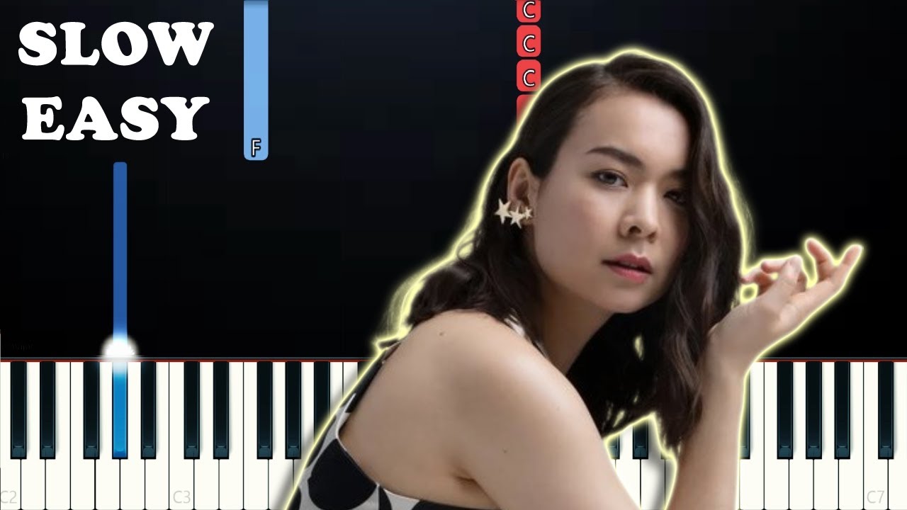 Mitski - Liquid Smooth (EASY SLOW PIANO TUTORIAL)