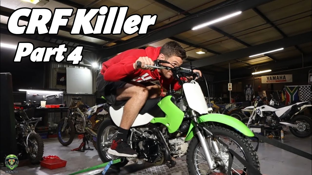 CRF Killer Project KLX 110 Part 4 Dyno testing day