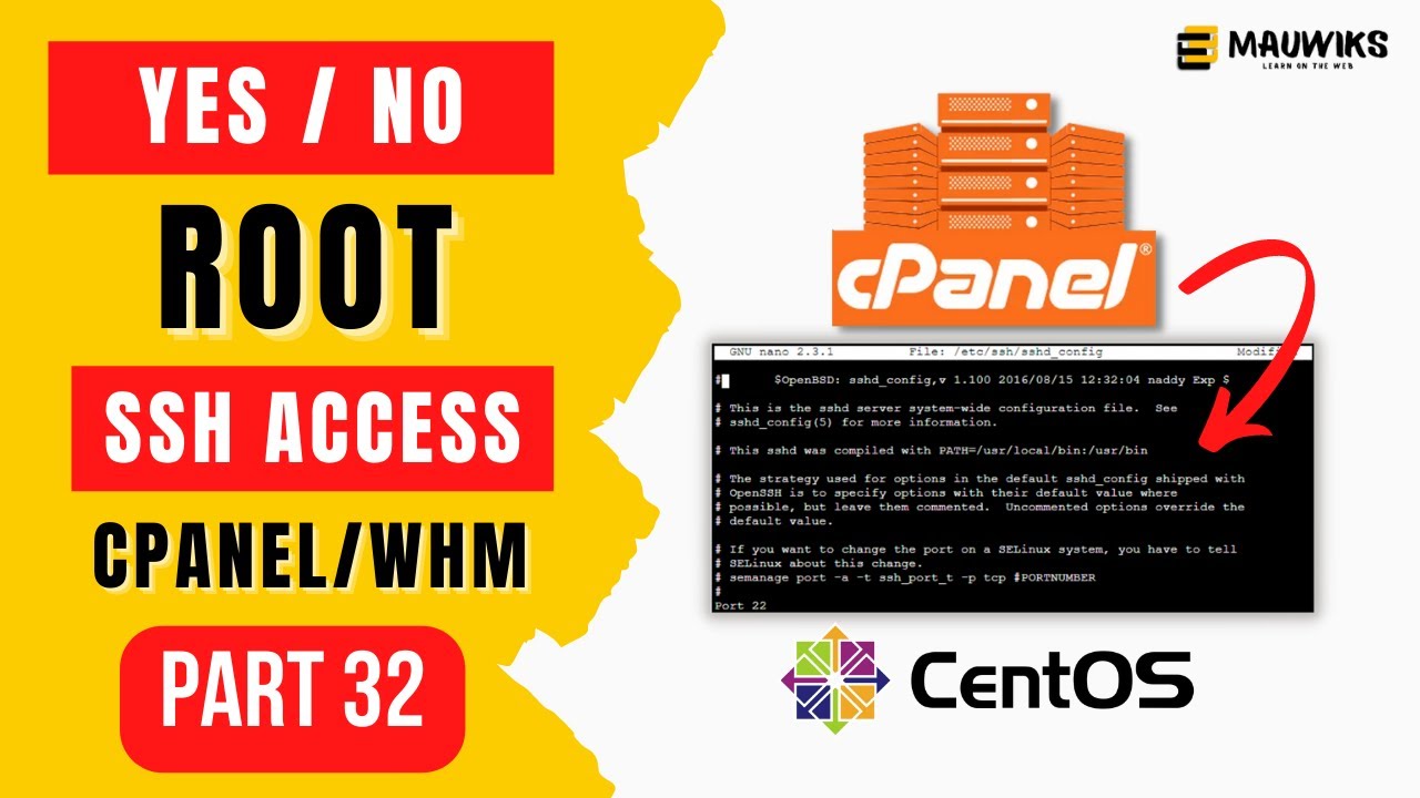 How to DISABLE and ENABLE Root Login in Linux CentOS 7 - - Make Money with Websites Part 32