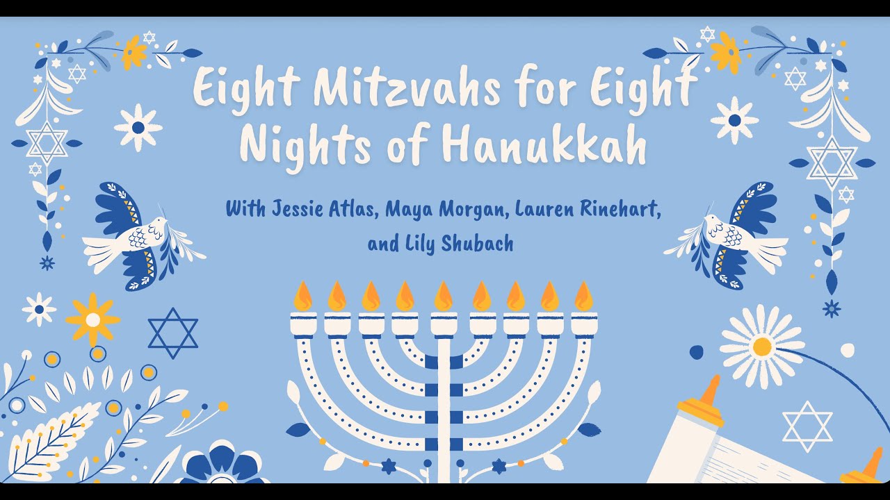 Eight Mitzvahs For Eight Nights of Hanukkah