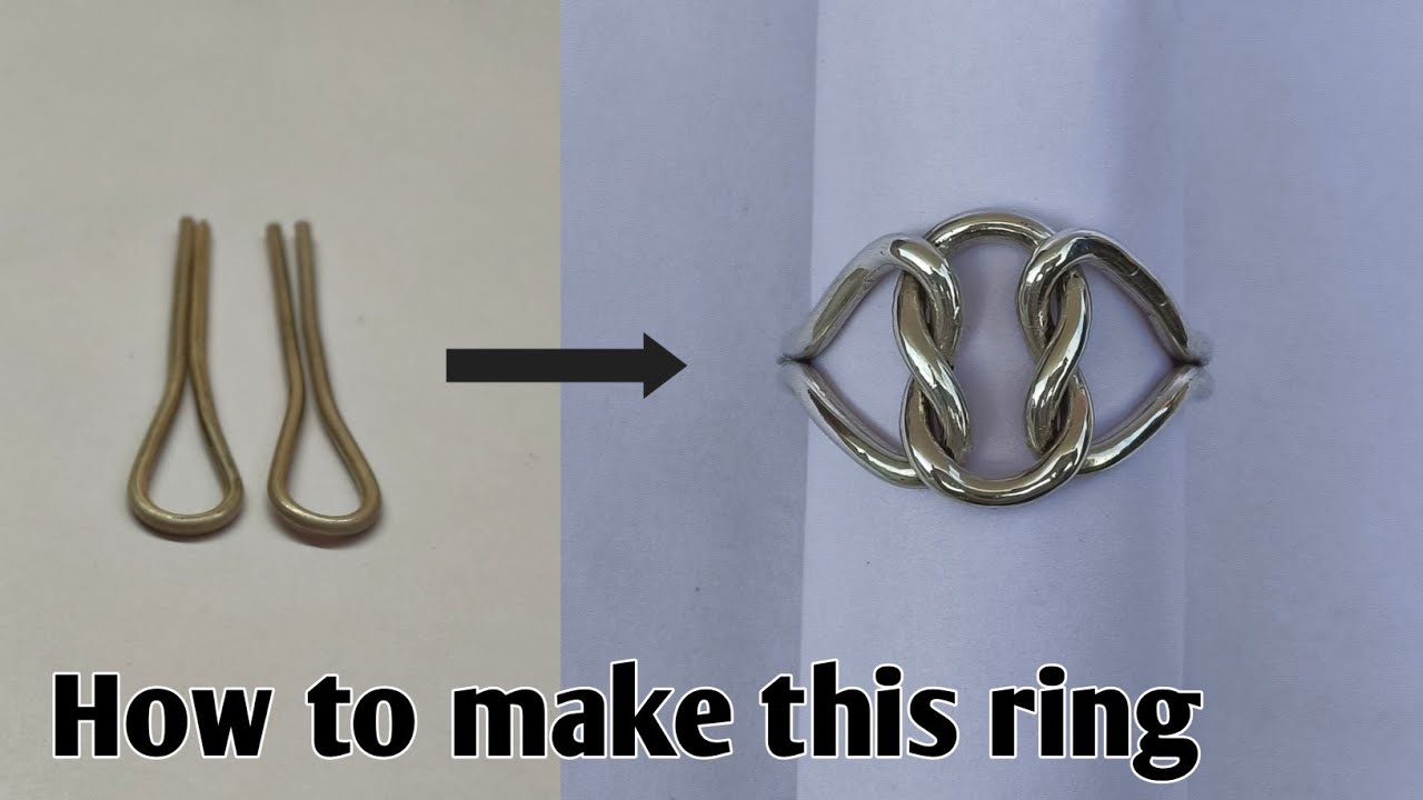Handmade Silver Knot Ring/Friendship ring/jewelry making/gold Smith Luke