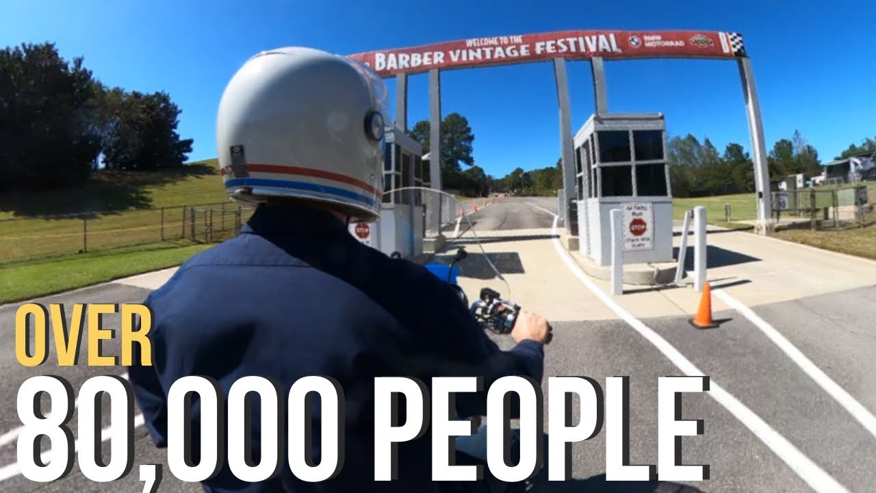 Over 80,000 People At Barber Vintage Festival   HD 1080p