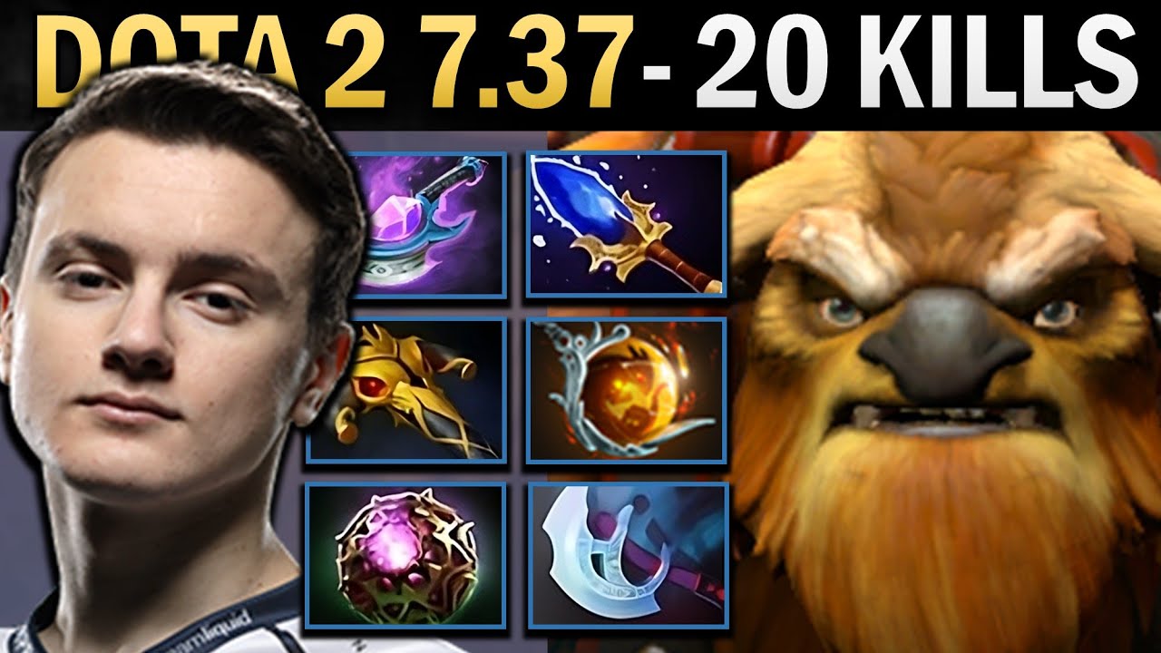 Earthshaker Gameplay Miracle with 20 Kills and Octarine - Dota 2 7.37
