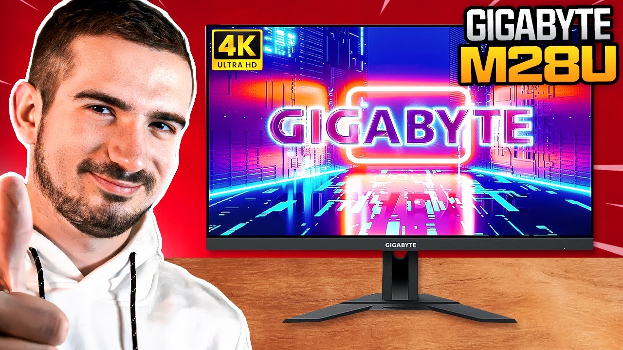 Gigabyte M28U : 4K 144Hz pas cher, PARFAIT pour bosser & jouer !