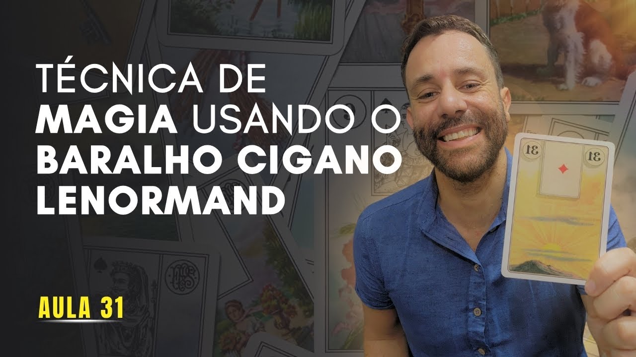 Técnica de MAGIA usando o Baralho Cigano / Lenormand | #Aula31
