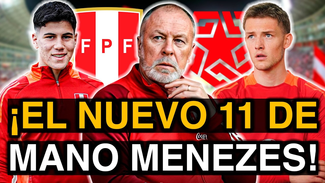 ¡EL NUEVO 11 DE PERÚ! ESTE ES EL EQUIPO QUE MANO MENEZES PONDRÁ ANTE SENEGAL Y HONDURAS