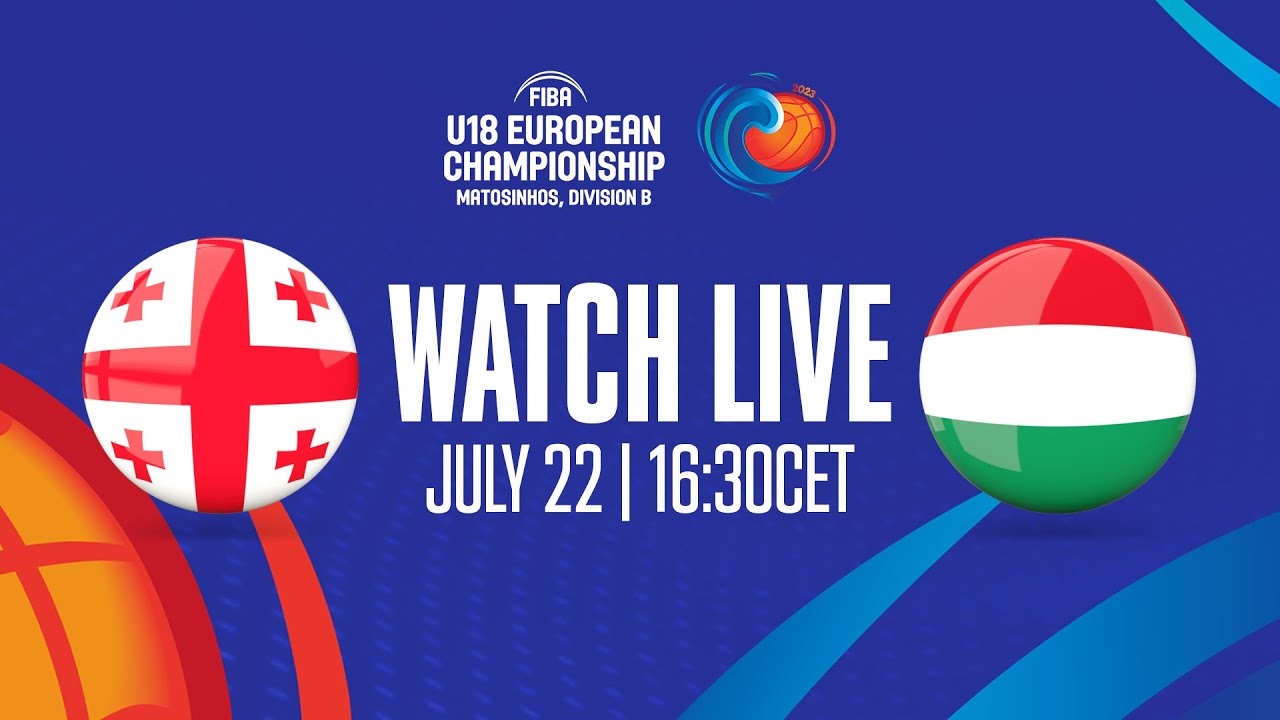 Georgia v Hungary | Full Basketball Game | FIBA U18 European Championship 2023 - Division B