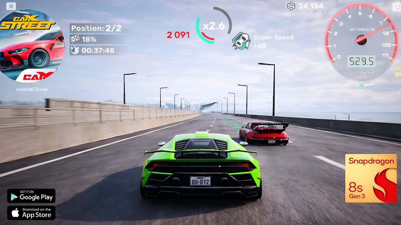 CarX Street - Lamborghini Huracán (club 5-6) | iQOO Neo 10R | New Update Performance 