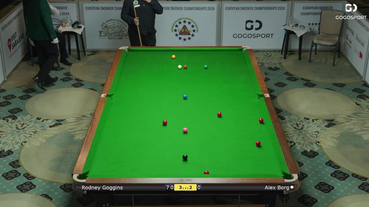 European Snooker Championships - Men Last 64: Rodney Goggins vs Alex Borg