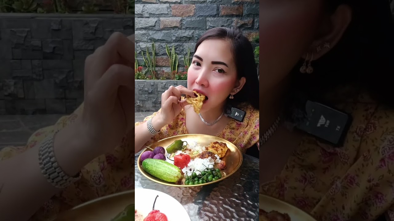 Cabe gendot + telur dadar dan pete 🤤👍