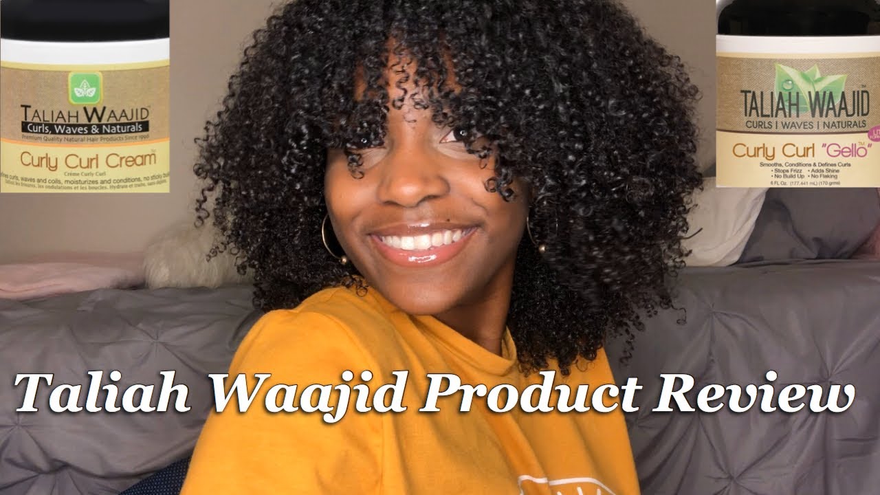 Taliah Waajid Curly Curl Cream & Curly Curl Gello || PRODUCT REVIEW
