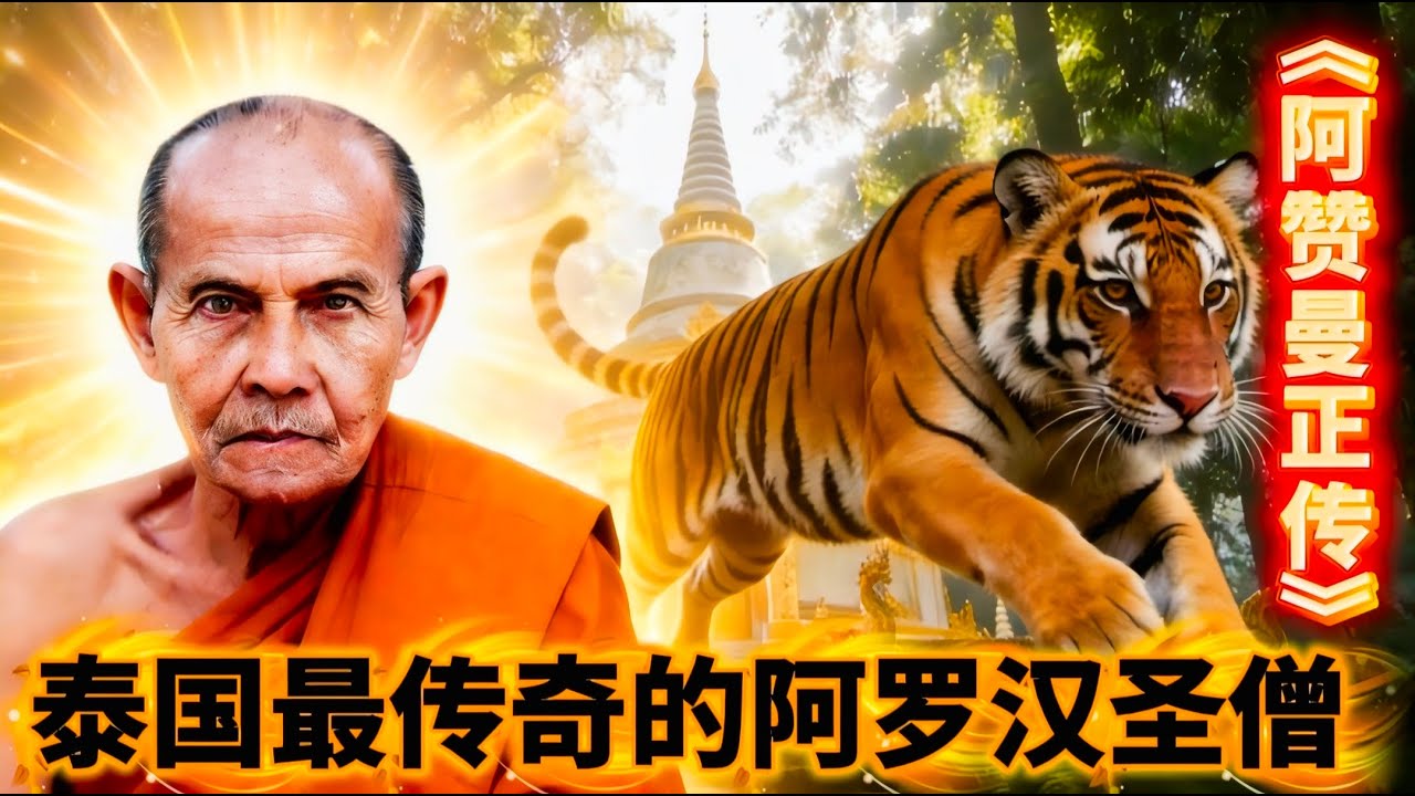 泰国最传奇的「阿罗汉圣僧」---阿赞曼，神通之大连鬼神都来敬拜！  #阿赞曼  #阿罗汉  #阿赞曼正传