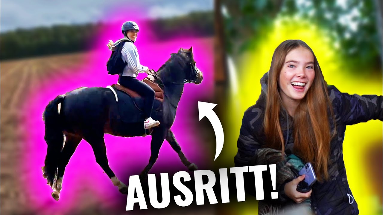 Ich gehe mit LEA AUSREITEN! (Handy fast runtergefallen) || VLOG 343