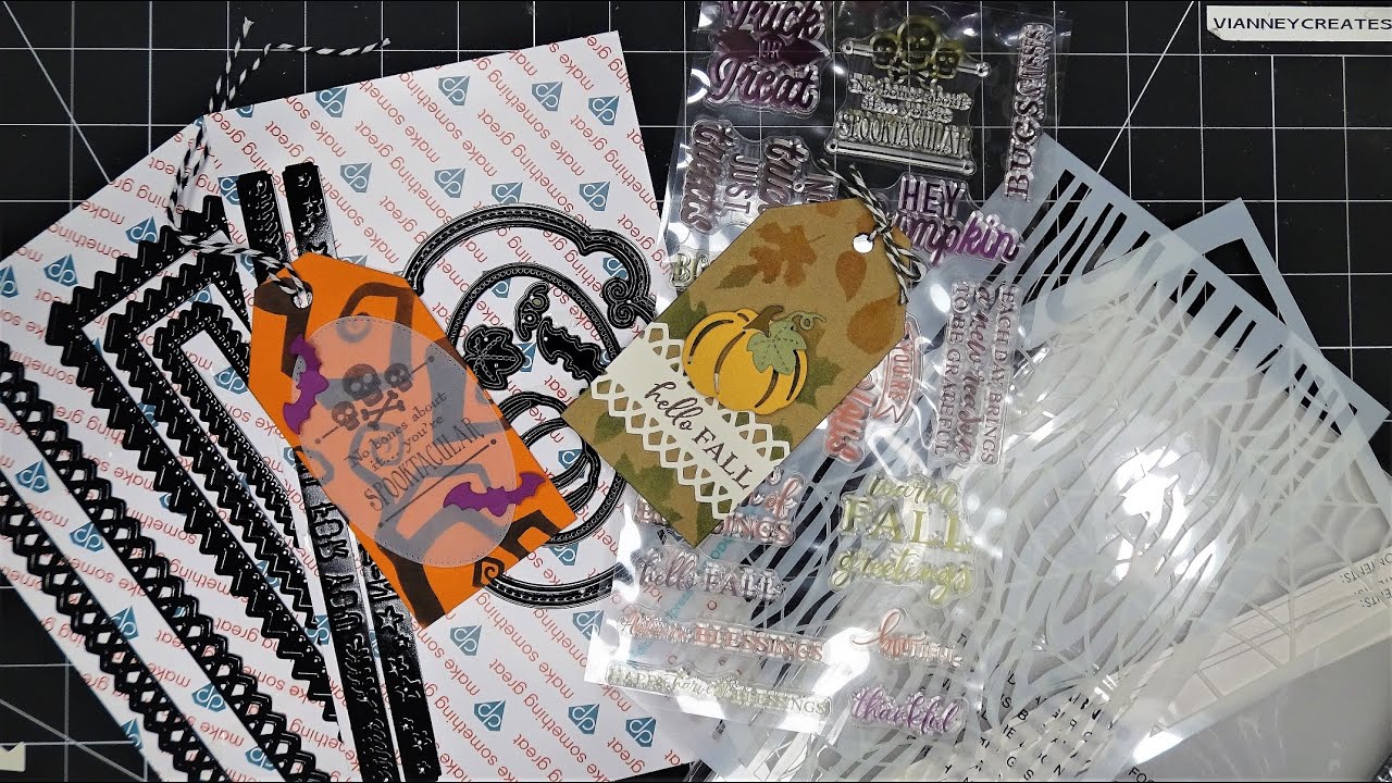 NOW AVAILABLE! Diamond Press Ultimate Cardmaking Kit AS #4: Fall/Halloween Bundle Review Tutorial!