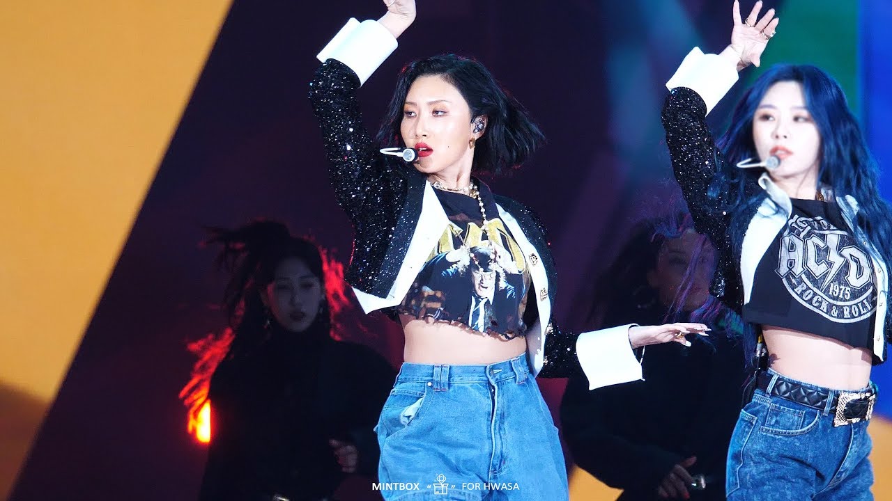 [4K] 191116 V LIVE AWARDS V HEARTBEAT '우린 결국 다시 만날 운명이었지+HIP' 마마무 화사 직캠 (Mamamoo Hwasa Fancam)