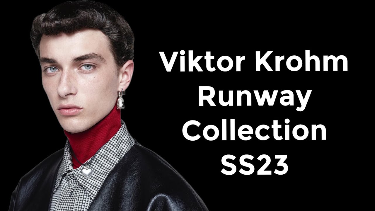 Viktor Krohm | German Rising Star Male Model Viktor Runway Collection SS23