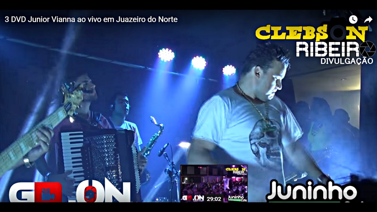 3 DVD Junior Vianna ao vivo em Juazeiro do Norte