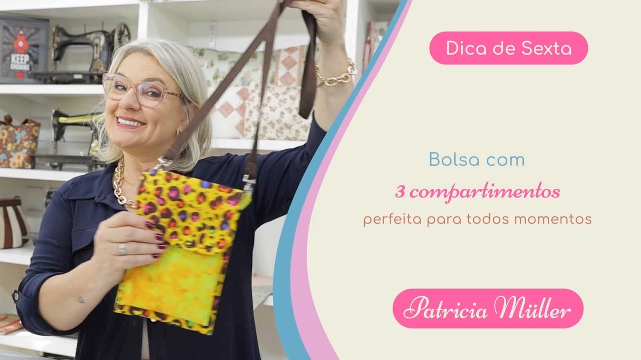 Bolsa com 3 compartimentos, perfeita para todos os momentos! | Dica de Sexta