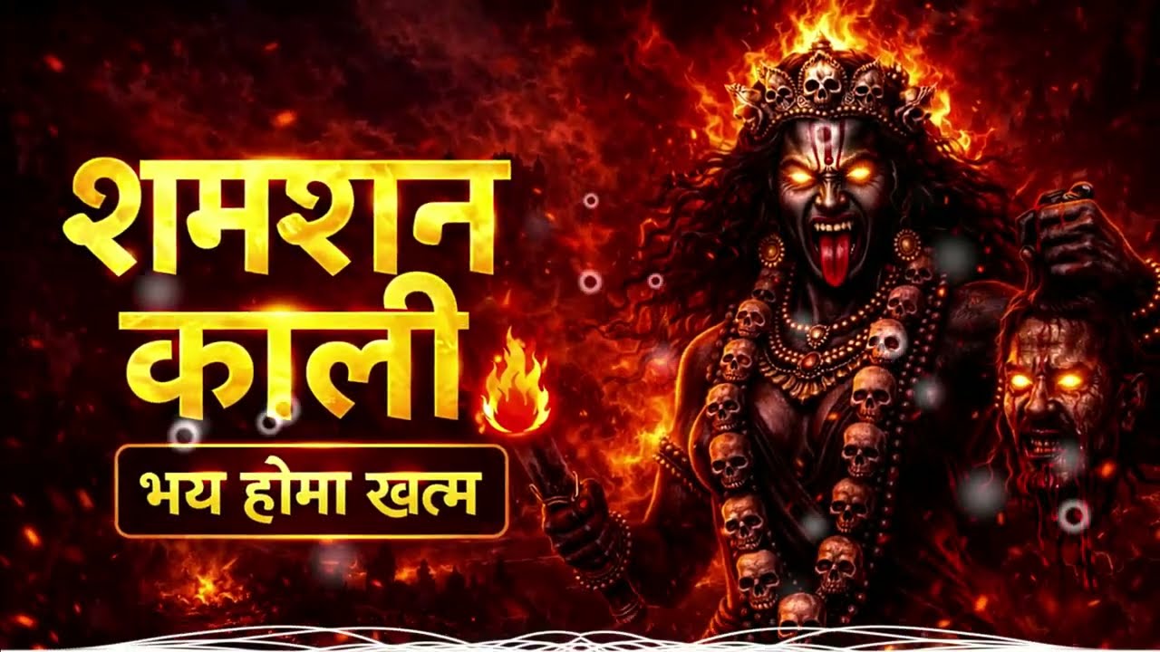 🔥 श्री श्मशान काली अष्टकम् (New Version) | भय और बाधा नाशक 🔥