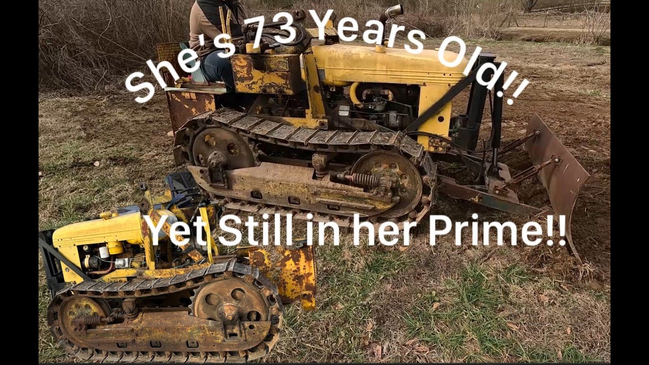 Will It Run Again? She's 73! 1951 Cletrac Oliver HG42 Crawler Dozer