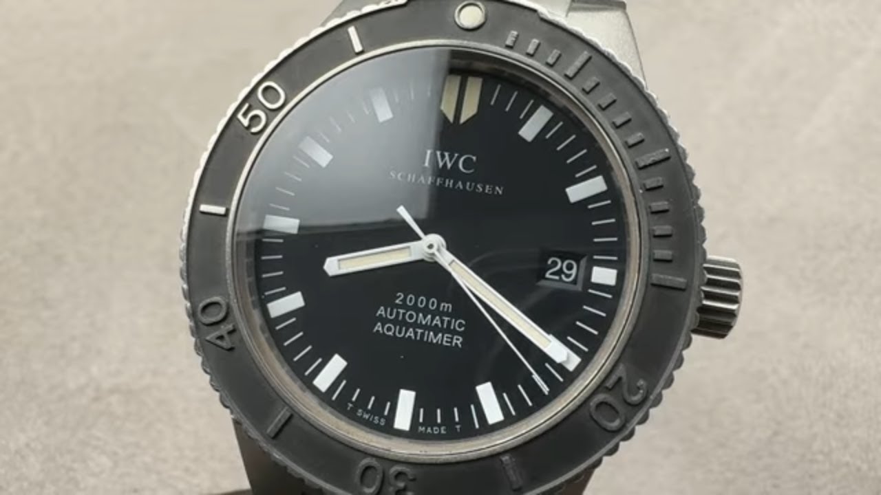 Обзор часов IWC Aquatimer GST 2000 IW3536-01
