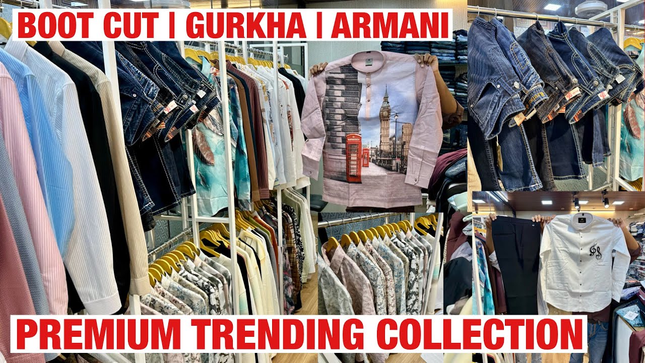 Premium Trending Clothes | Armani Bootcut Pants | Boot Cut Jeans | Designer Shirts | Kurta | Hawfank