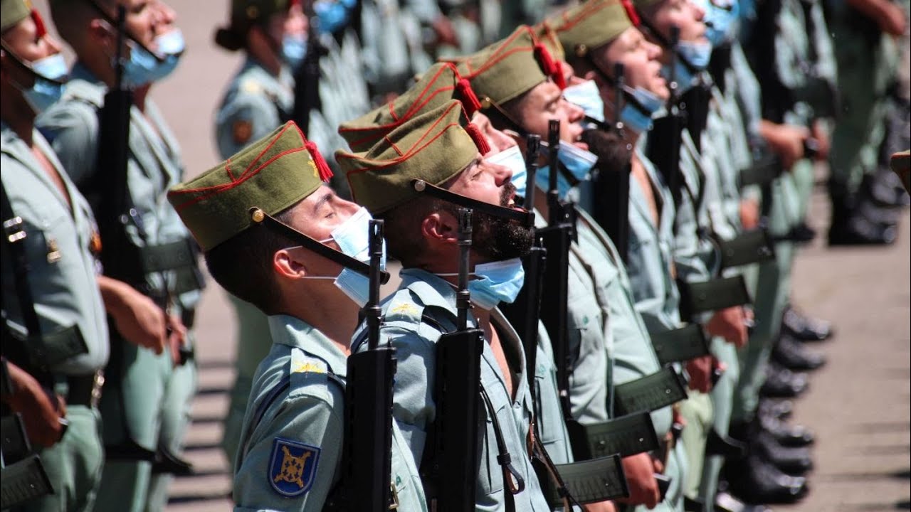 La Legión: Primera visita a Ronda del general de brigada Melchor Marín como jefe de la BRILEG