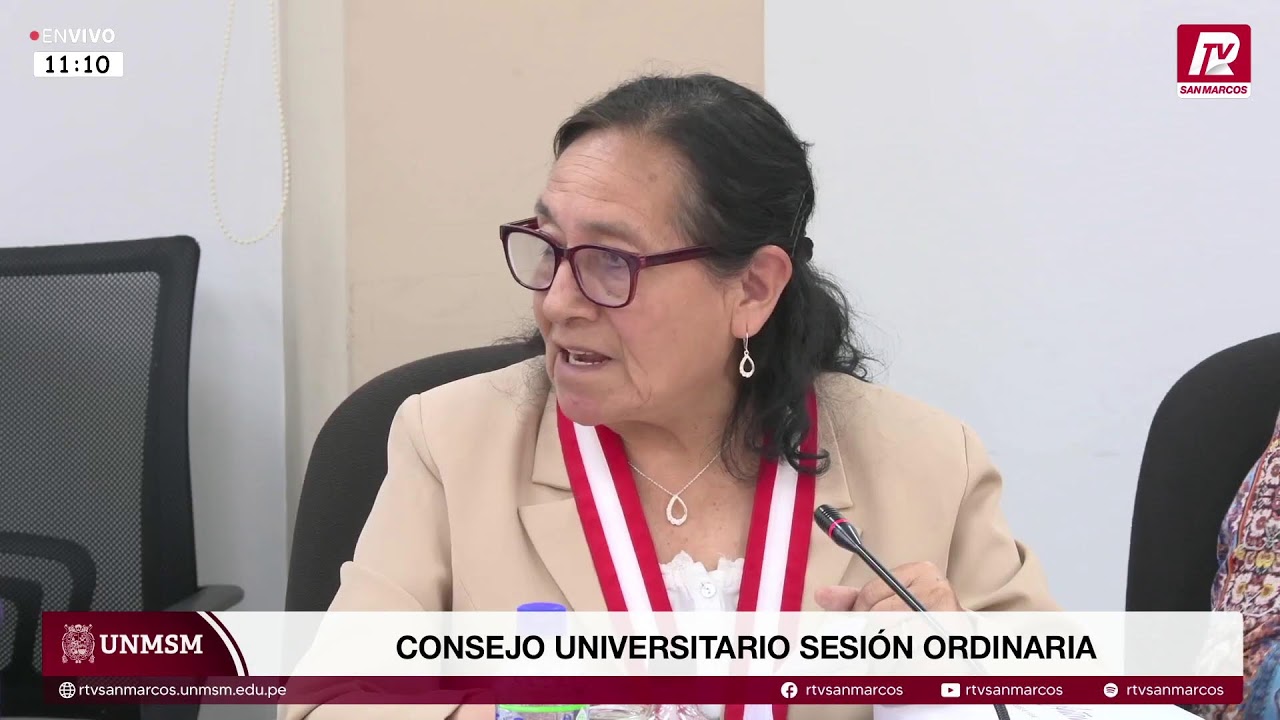 🔴31/12/2025 Consejo Universitario Sesión Ordinaria #UNMSM