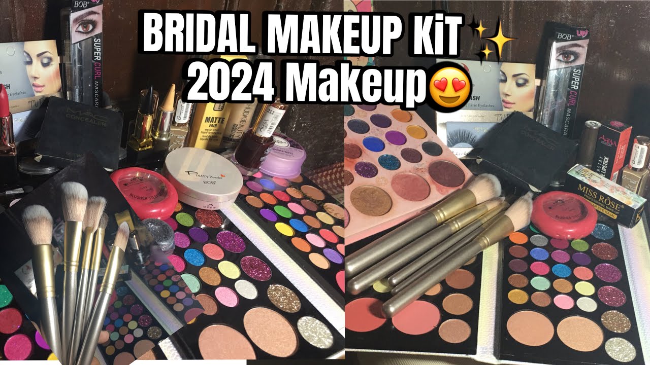 BRIDAL MAKEUP KIT 2024✨|| Affordable Bridal makeup kit ||Bride to be 🎀