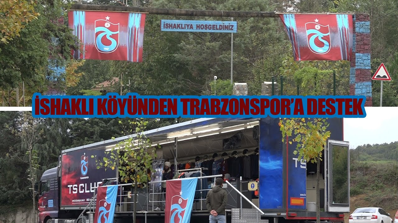 İshaklı Köyünden Trabzonspor'a Destek