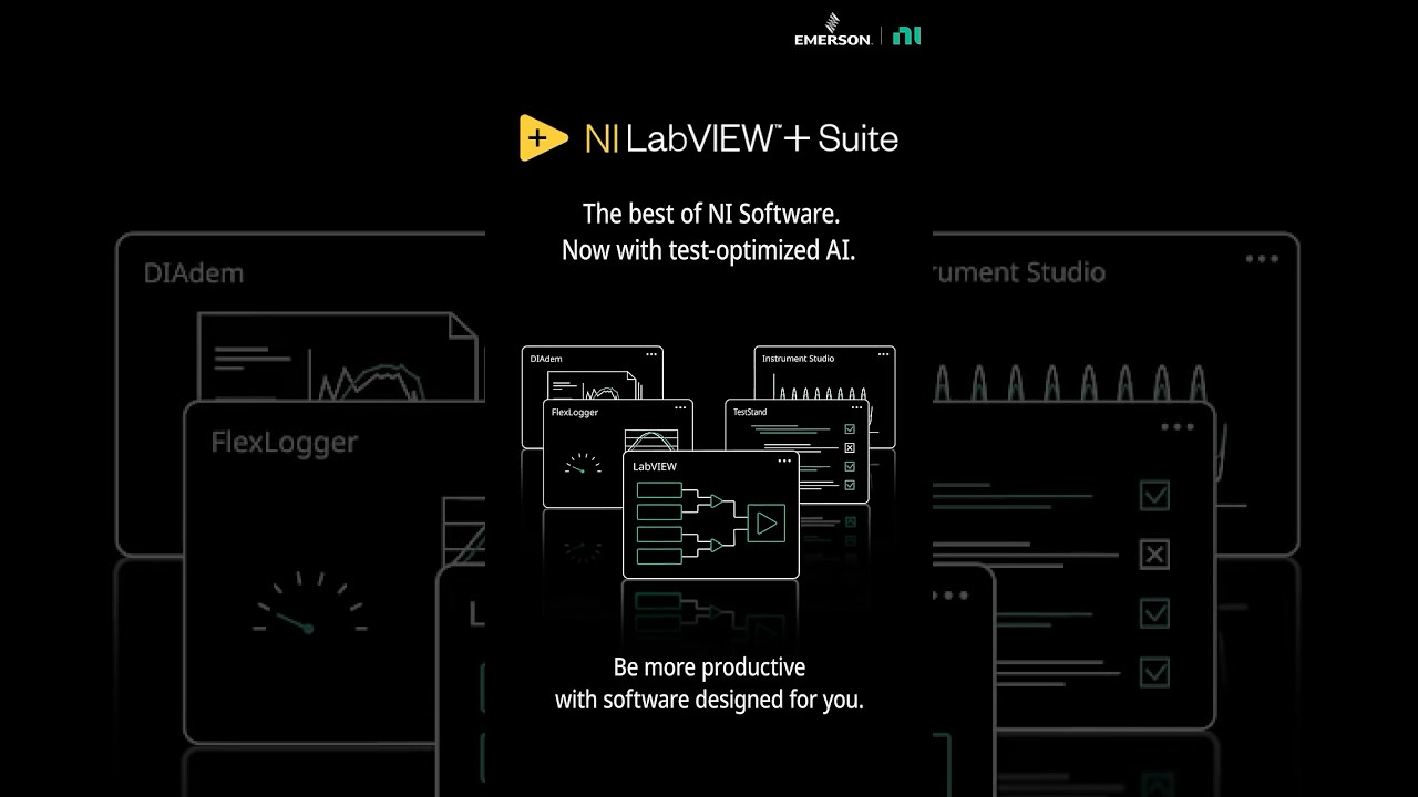 NI LabVIEW+ Suite &mdash; Enhanced with AI for Smarter Test Automation