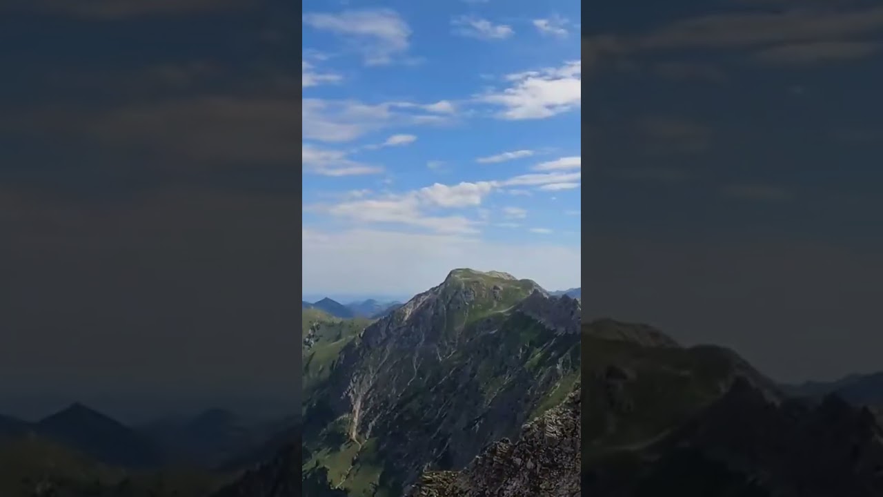 Nebelhornbahn und Alpenpanorama