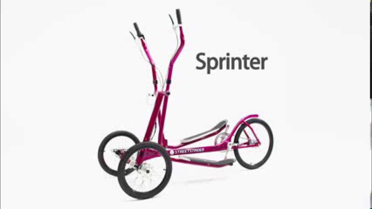 StreetStrider Summit 8r & Sprinter 3r - Outdoor Elliptical Bikes