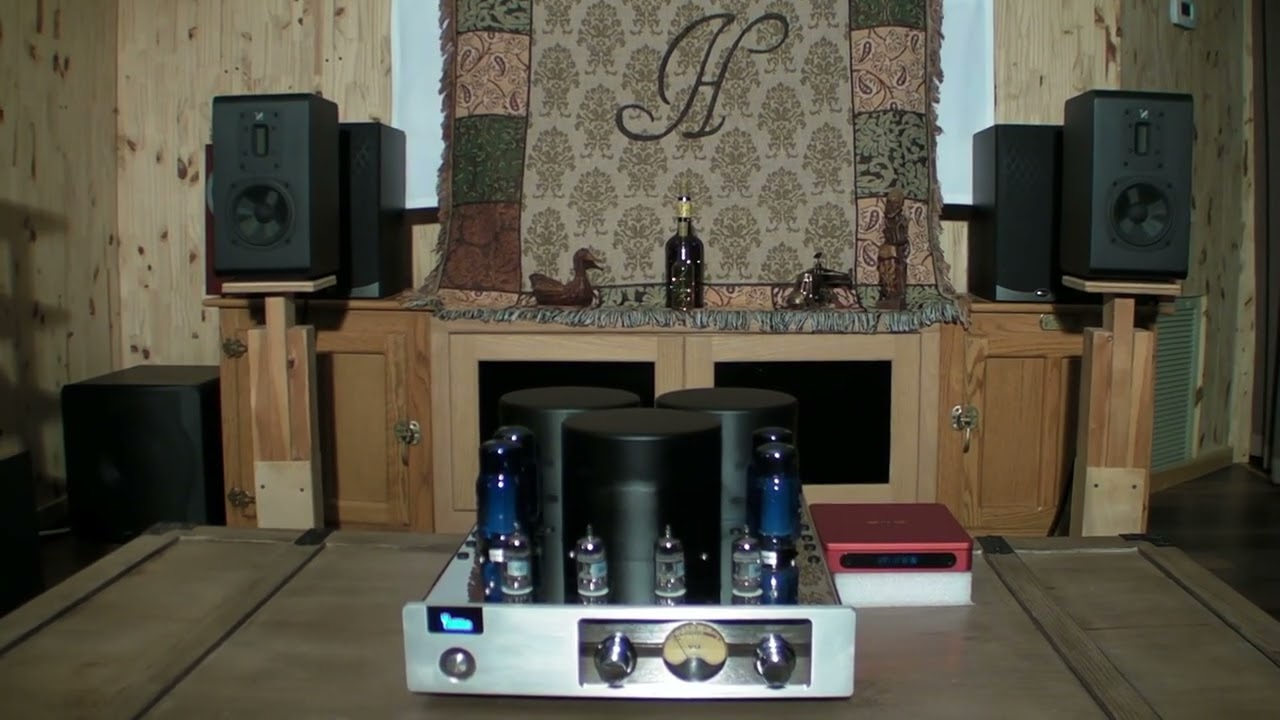 FiiO DM13 CD Player - Quad s2 Speakers - Yaqin MC-13s Tube Amplifier - Gear Setup -Classic Gold 4U❤️