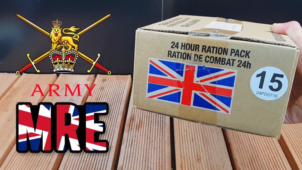 PROVEI A COMIDA DO EXÉRCITO BRITÂNICO!! ( REINO UNIDO )