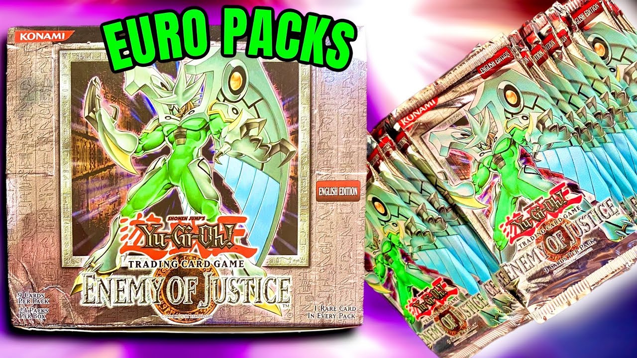 ENEMY OF JUSTICE Yu-Gi-Oh! EURO Packs Opening! 🤑