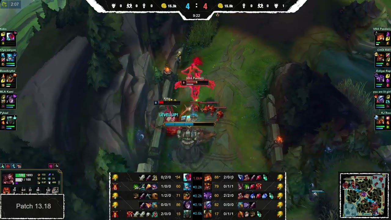 🔹[DSYR] Rhilech🔹K&aring; -VS- 🔸Evliyai Rap🔸you are lit girl - LoL Ranked Replay