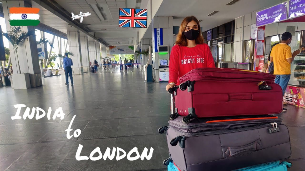 INDIA TO LONDON | Student travel 2021 | Ahmedabad to London on Vistara | Priyanka Khuman |