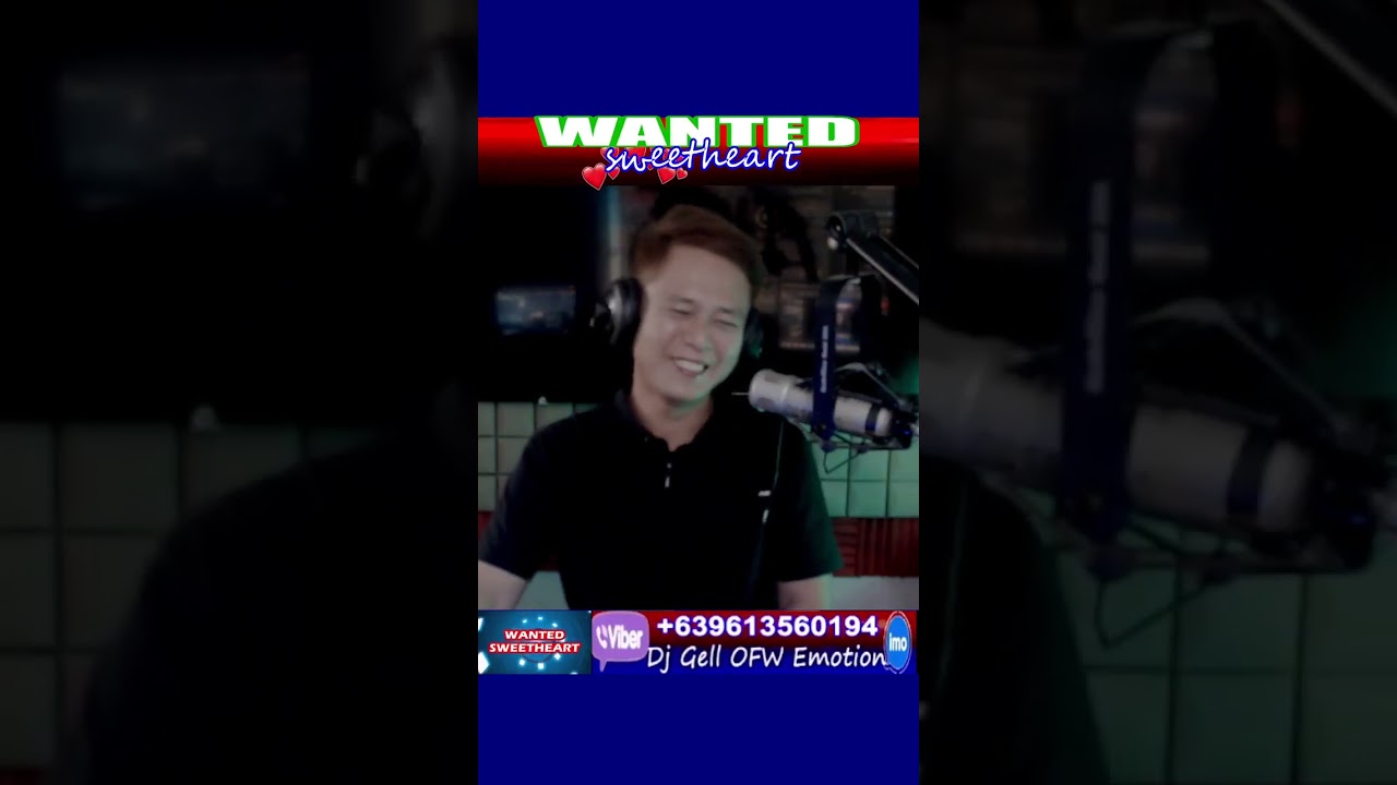 Live Now : Wanted Sweetheart with DJ Gell OFW Emotion Tv.Radio / Jan 09, 2026 / 7-10PM