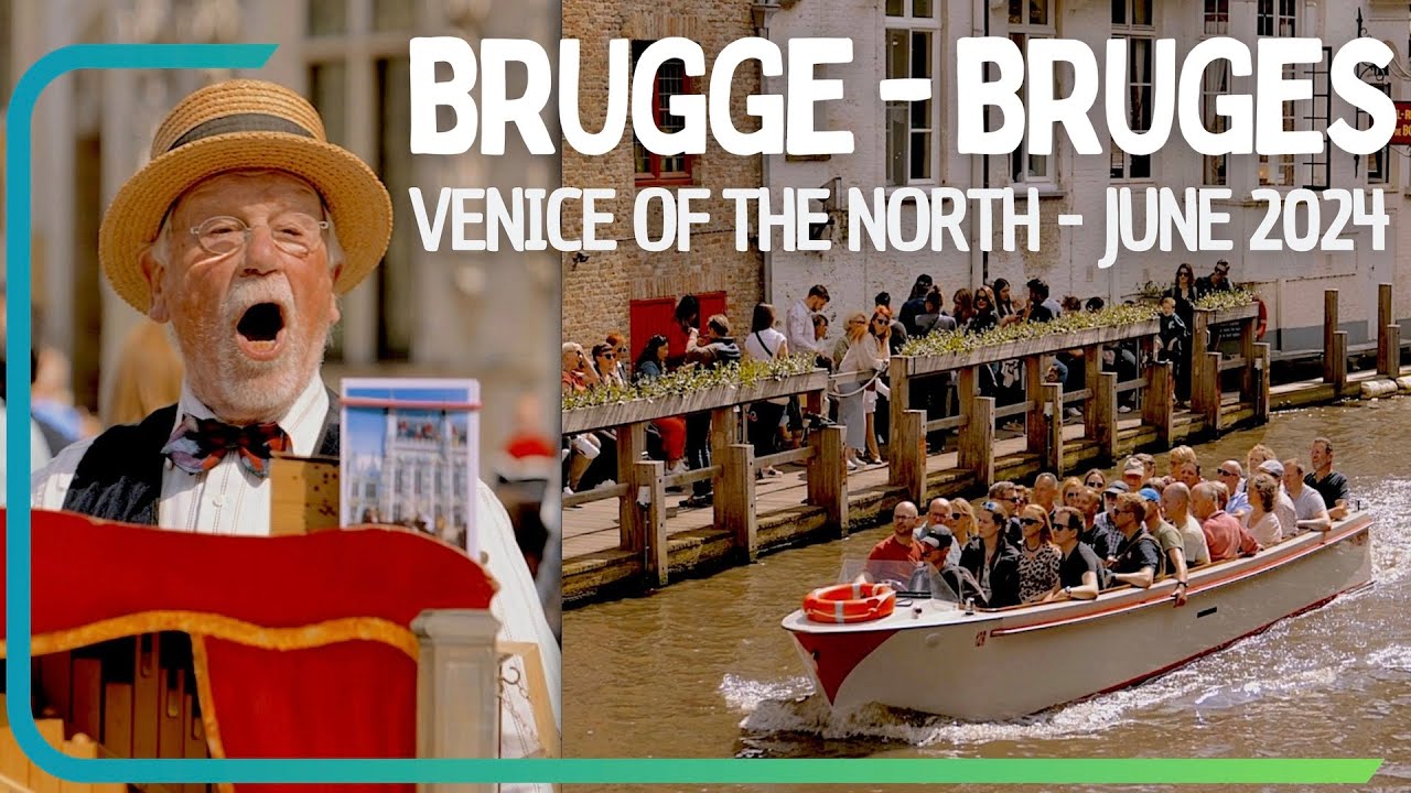 Brugge Bruges 🇧🇪 June 2024 😍 Best places to visit in Belgium: City tour in Venice of the North ❤️