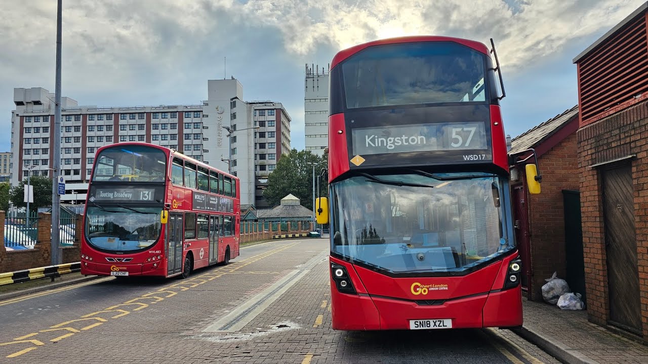 *Weird Sounding* | Wrightbus Micro-Hybrid Streetdeck | WSD17 (SN18XZL) | Go-Ahead London | Route 57
