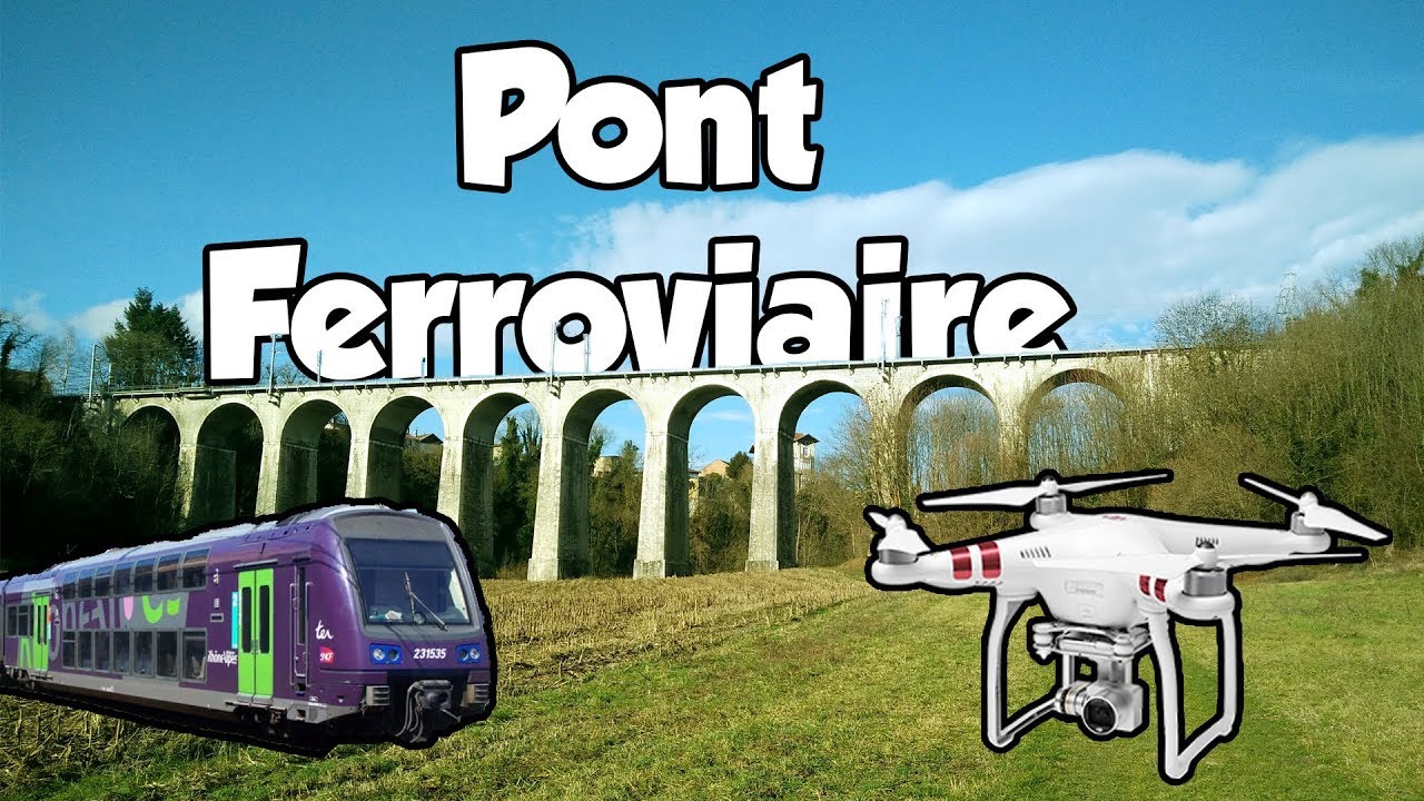 Pont Ferroviaire filmé par un drone - Saint-Marcellin
