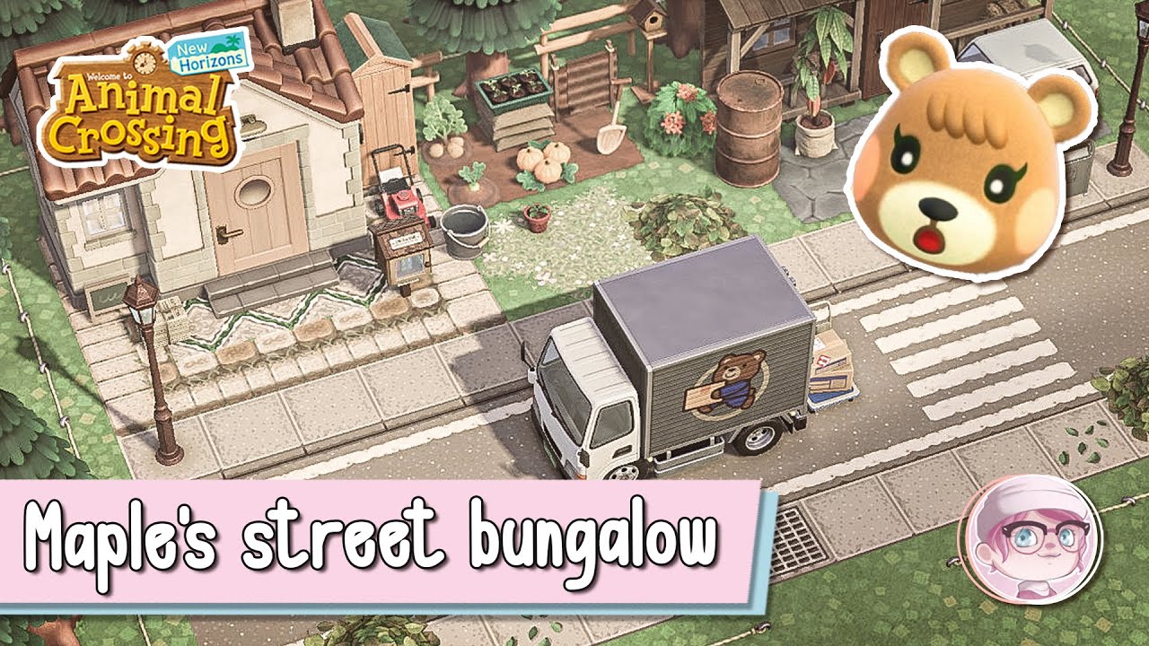 This CUTE bungalow for Maple will make you want to MOVE IN! | Happy Home Paradise Speedbuild | ACNH